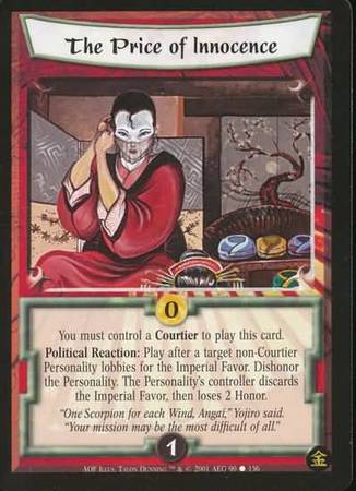 The Price of Innocence 90 Common An Oni s Fury The Price of Innocence 90 Common An Oni s Fury