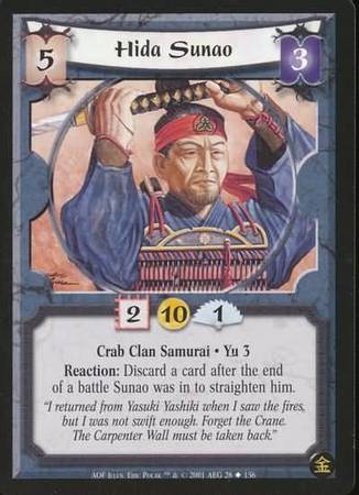 Hida Sunao Crab 28 Uncommon An Oni s Fury Hida Sunao Crab 28 Uncommon An Oni s Fury
