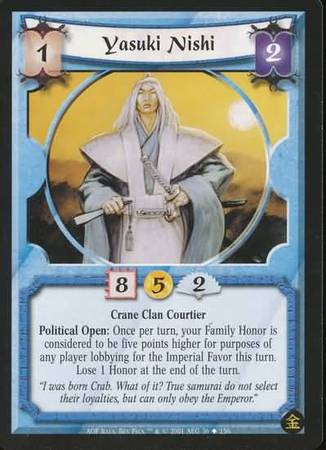 Yasuki Nishi Crane 36 Uncommon An Oni s Fury Yasuki Nishi Crane 36 Uncommon An Oni s Fury