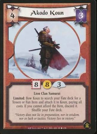 Akodo Koun Lion 46 Uncommon Akodo Koun Lion 46 Uncommon
