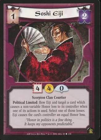 Soshi Eiji Scorpion 58 Uncommon Soshi Eiji Scorpion 58 Uncommon