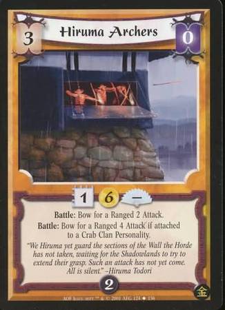 Hiruma Archers 124 Uncommon An Oni s Fury Hiruma Archers 124 Uncommon An Oni s Fury