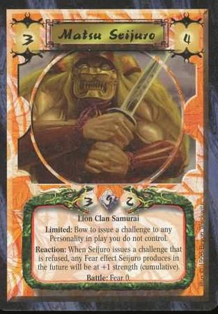Matsu Seijuro Lion Uncommon Matsu Seijuro Lion Uncommon