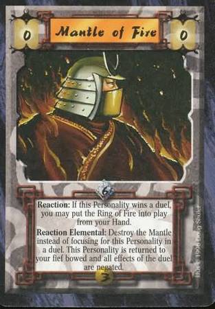 Mantle of Fire Uncommon Mantle of Fire Uncommon