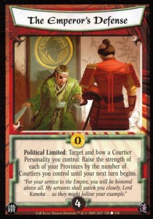 The Emperor s Defense 138 Common Code of Bushido The Emperor s Defense 138 Common Code of Bushido