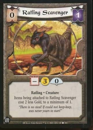 Ratling Scavenger Ratling 148 Common Ratling Scavenger Ratling 148 Common