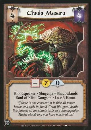 Chuda Masaru Shadowlands 174 Common L5R Diamond Edition Chuda Masaru Shadowlands 174 Common L5R Diamond Edition