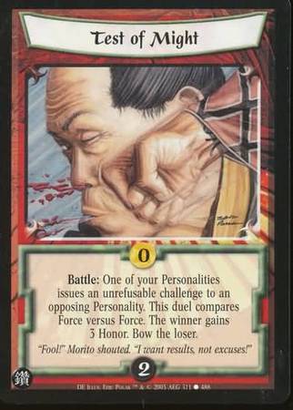 Test of Might 311 Common L5R Diamond Edition Test of Might 311 Common L5R Diamond Edition
