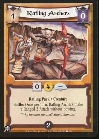 Ratling Archers 363 Common L5R Diamond Edition Ratling Archers 363 Common L5R Diamond Edition