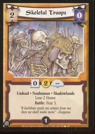 Skeletal Troops 368 Common Skeletal Troops 368 Common