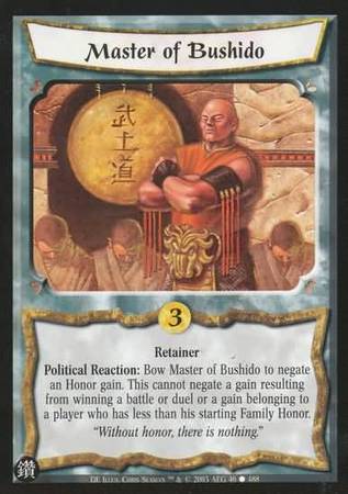 Master of Bushido 46 Common L5R Diamond Edition Master of Bushido 46 Common L5R Diamond Edition