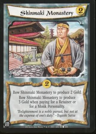 Shinmaki Monastery 56 Common L5R Diamond Edition Shinmaki Monastery 56 Common L5R Diamond Edition