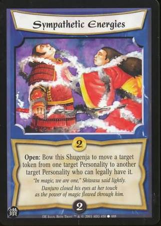 Sympathetic Energies 450 Common L5R Diamond Edition Sympathetic Energies 450 Common L5R Diamond Edition