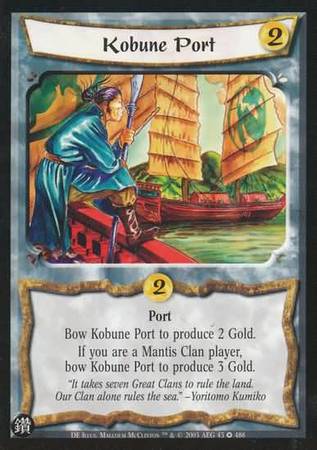 Kobune Port 43 Fixed L5R Diamond Edition Kobune Port 43 Fixed L5R Diamond Edition