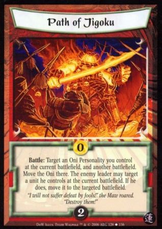 Path of Jigoku 128 Uncommon Drums of War Path of Jigoku 128 Uncommon Drums of War