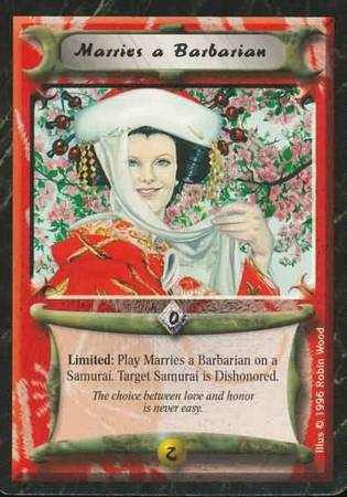 Marries a Barbarian Uncommon Emerald Edition Singles Marries a Barbarian Uncommon Emerald Edition Singles