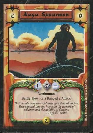 Naga Spearmen Uncommon Emerald Edition Singles Naga Spearmen Uncommon Emerald Edition Singles