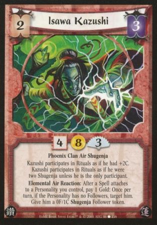 Isawa Kazushi Phoenix 46 Common Enemy of my Enemy Isawa Kazushi Phoenix 46 Common Enemy of my Enemy