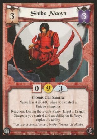 Shiba Naoya Phoenix 48 Uncommon Enemy of my Enemy Shiba Naoya Phoenix 48 Uncommon Enemy of my Enemy