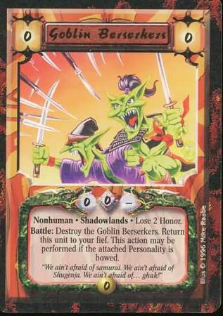 Goblin Berserkers Common Goblin Berserkers Common