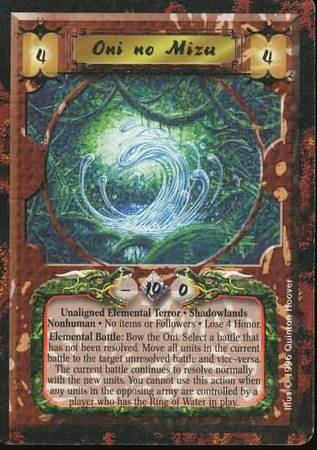Oni no Mizu Shadowlands Uncommon Oni no Mizu Shadowlands Uncommon