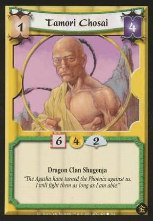 Tamori Chosai Dragon Common L5R Gold Edition Tamori Chosai Dragon Common L5R Gold Edition