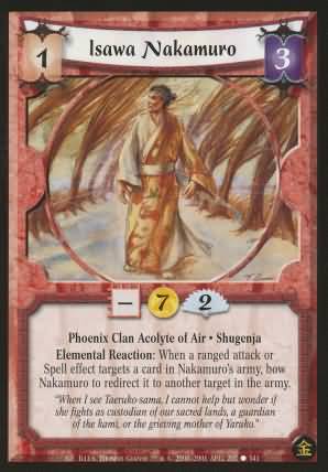 Isawa Nakamuro Phoenix Common L5R Gold Edition Isawa Nakamuro Phoenix Common L5R Gold Edition