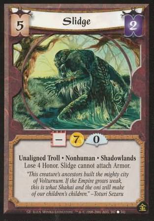 Slidge Shadowlands Common L5R Gold Edition Slidge Shadowlands Common L5R Gold Edition