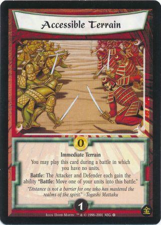 Accessible Terrain Common L5R Gold Edition Accessible Terrain Common L5R Gold Edition
