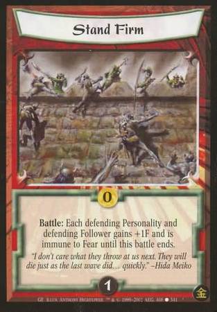Stand Firm Common L5R Gold Edition Stand Firm Common L5R Gold Edition