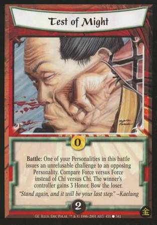 Test of Might Common L5R Gold Edition Test of Might Common L5R Gold Edition