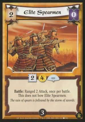 Elite Spearmen Common L5R Gold Edition Elite Spearmen Common L5R Gold Edition