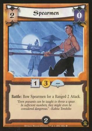 Spearmen Common L5R Gold Edition Spearmen Common L5R Gold Edition