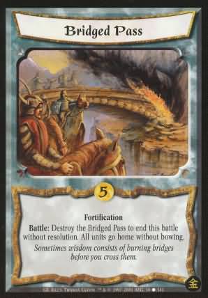 Bridged Pass Common L5R Gold Edition Bridged Pass Common L5R Gold Edition