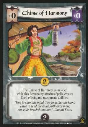 Chime of Harmony Common L5R Gold Edition Chime of Harmony Common L5R Gold Edition