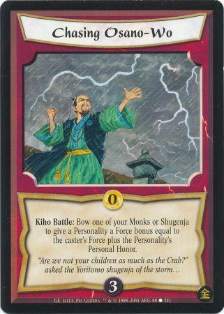 Chasing Osano Wo Common L5R Gold Edition Chasing Osano Wo Common L5R Gold Edition