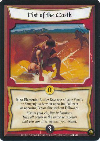 Fist of the Earth Common L5R Gold Edition Fist of the Earth Common L5R Gold Edition