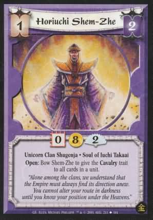 Horiuchi Shem Zhe Unicorn Uncommon Horiuchi Shem Zhe Unicorn Uncommon