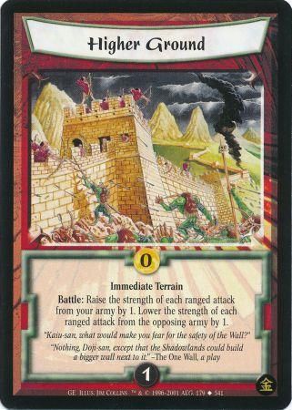 Higher Ground Uncommon L5R Gold Edition Higher Ground Uncommon L5R Gold Edition