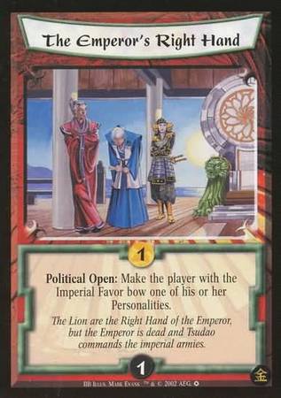 The Emperor s Right Hand Uncommon The Emperor s Right Hand Uncommon