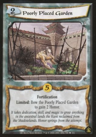 Poorly Placed Garden Uncommon L5R Gold Edition Poorly Placed Garden Uncommon L5R Gold Edition