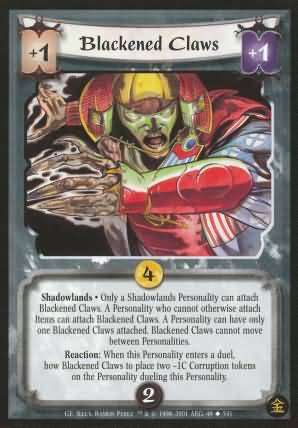 Blackened Claws Uncommon Blackened Claws Uncommon