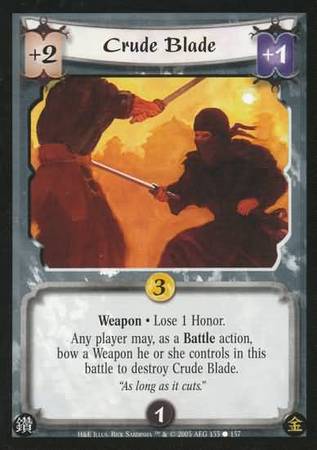 Crude Blade 133 Common Crude Blade 133 Common