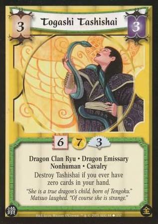 Togashi Tashishai Dragon 44 Uncommon Togashi Tashishai Dragon 44 Uncommon