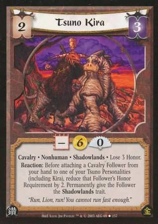 Tsuno Kira Shadowlands 69 Uncommon Heaven and Earth Tsuno Kira Shadowlands 69 Uncommon Heaven and Earth