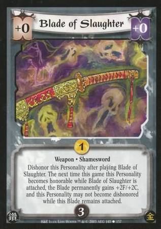 Blade of Slaughter 140 Uncommon Blade of Slaughter 140 Uncommon