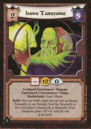 Isawa Tanayama Experienced Necromancer Shadowlands Rare Honor Bound Isawa Tanayama Experienced Necromancer Shadowlands Rare Honor Bound
