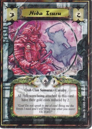 Hida Tsuru Crab Uncommon L5R Imperial Edition Hida Tsuru Crab Uncommon L5R Imperial Edition