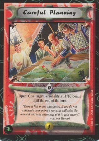 Careful Planning Common L5R Jade Edition Careful Planning Common L5R Jade Edition