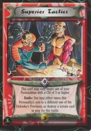 Superior Tactics Common L5R Jade Edition Superior Tactics Common L5R Jade Edition